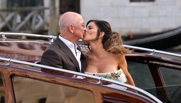 Vor der Bezos-Hochzeit in Venedig