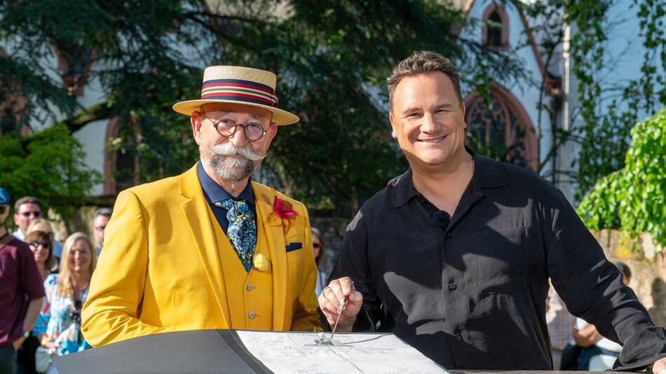 Guido Maria Kretschmer (r.) und "Bares für Rares"-Urgestein Horst Lichter.