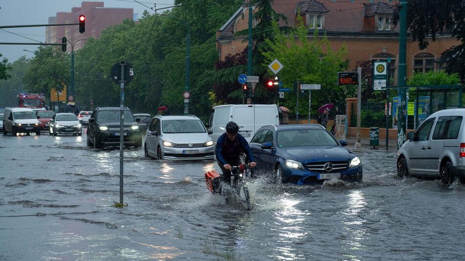 Starkregen in Potsdam