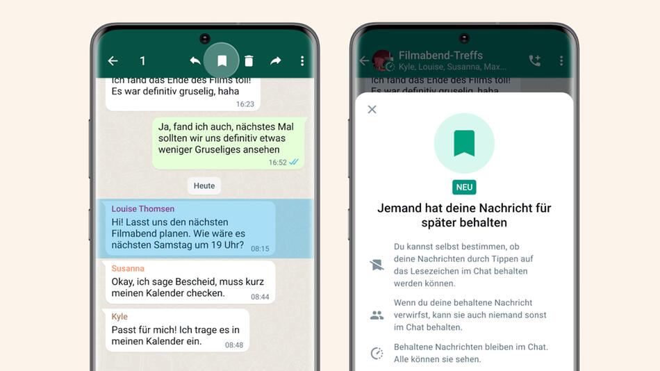 WhatsApp: Neue Funktion bei selbstlöschenden Nachrichten