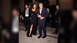 George und Amal Clooney in Mailand.