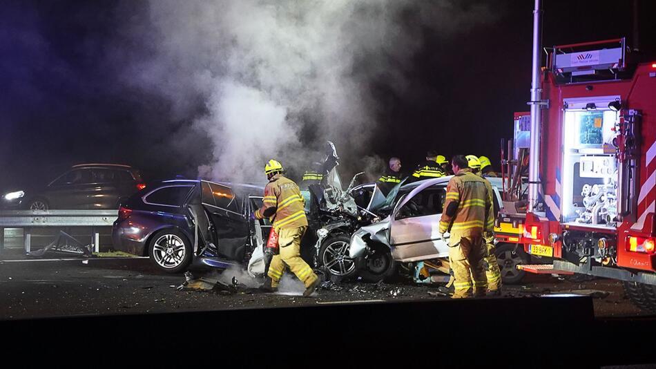 Geisterfahrer-Unfall in den Niederlanden