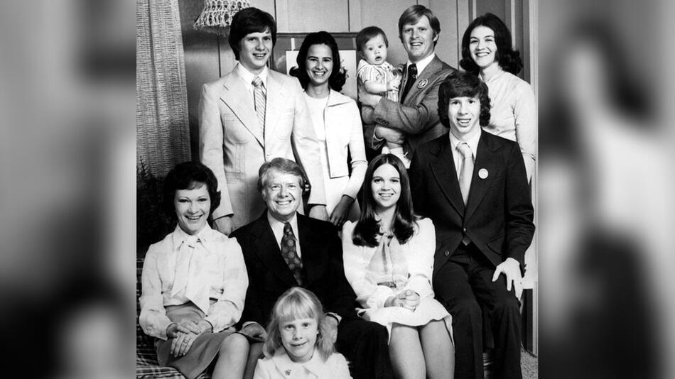 Jimmy Carter im Kreise seiner Familie.