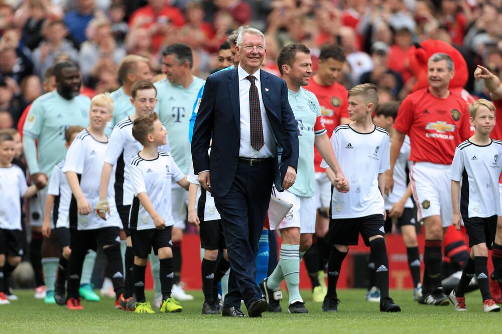 Sir Alex Ferguson 2019 beim 20. Jubiläum des Champions-League-Finals 1999.