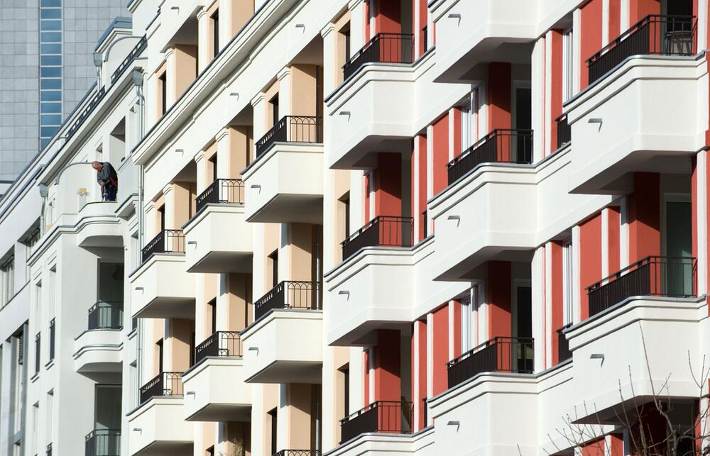 Balkone an Mehrfamilienhäusern