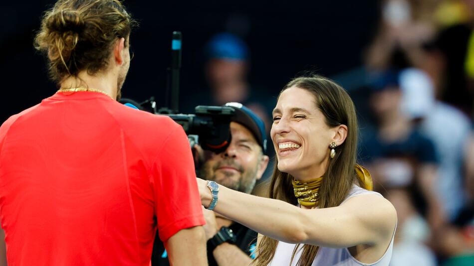 Alexander Zverev und Andrea Petkovic