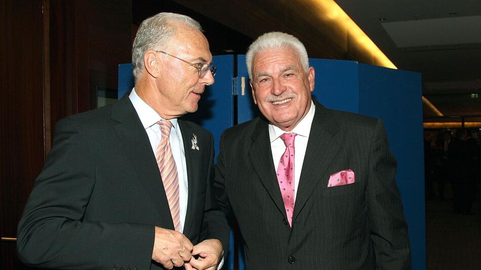 Fedor Radmann und Franz Beckenbauer