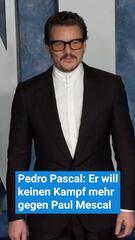 Pedro Pascal: Nie wieder kämpfen gegen Paul Mescal