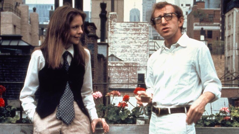 Diane Keaton und Woody Allen in "Der Stadtneurotiker". Für die Rolle erhielt sie einen Oscar.