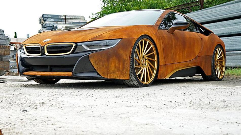 BMW i8 mit Folierung von Metro Wrapz