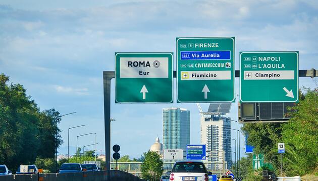 Italienische Autobahn