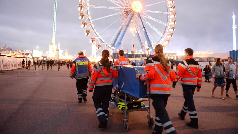 Aicher Ambulanz auf dem Oktoberfest