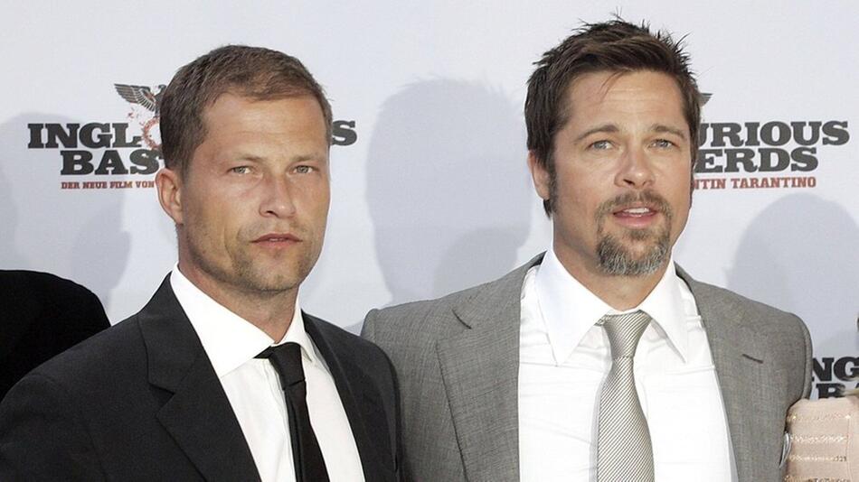 Til Schweiger und Brad Pitt.