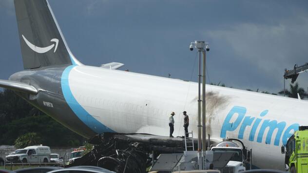 Unfall mit Amazon-Frachtflugzeug in Miami