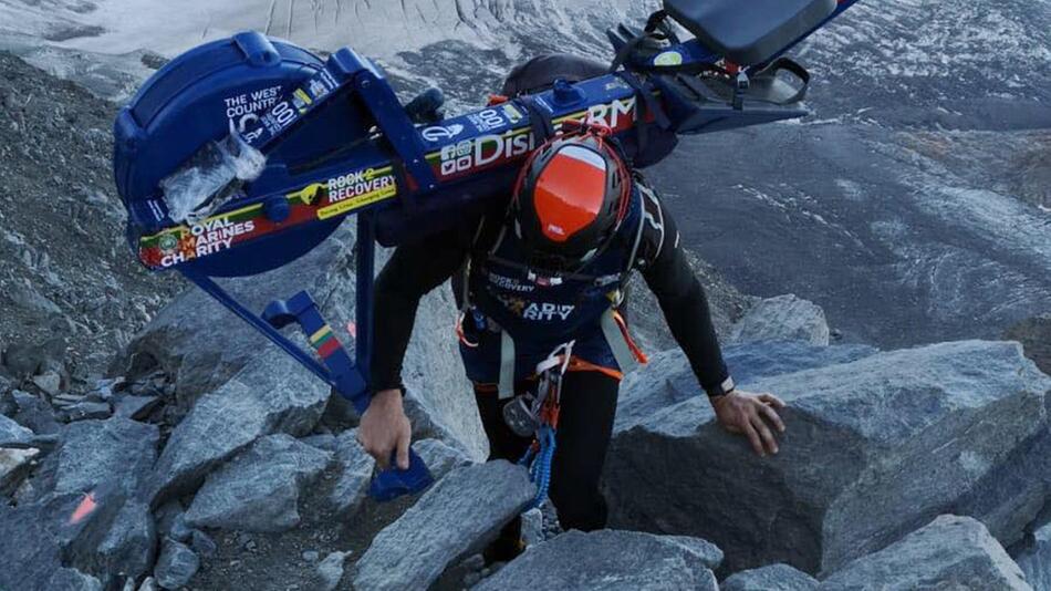 Zurückgelassene Rudermaschine sorgt für Ärger am Mont Blanc