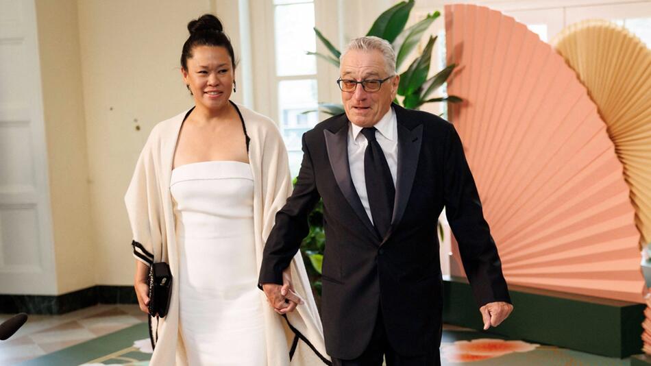 Tiffany Chen und Robert De Niro besuchten gemeinsam das Weisse Haus.