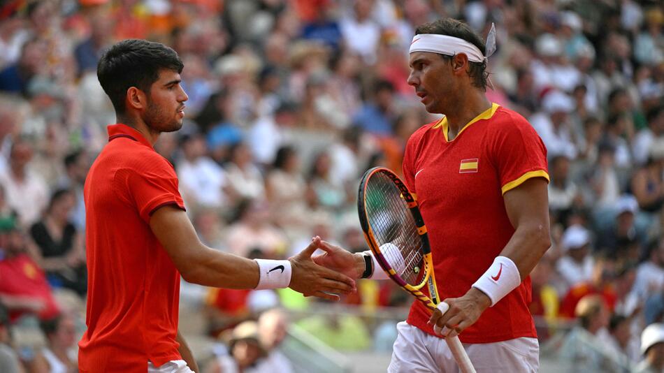 Carlos Alcaraz und Rafael Nadal