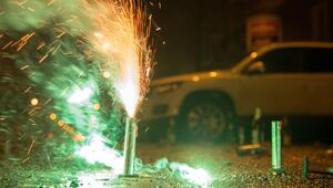 Feuerwerk an Silvester