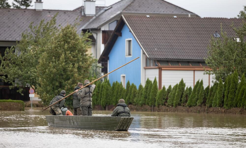 Hochwasser in Österreich