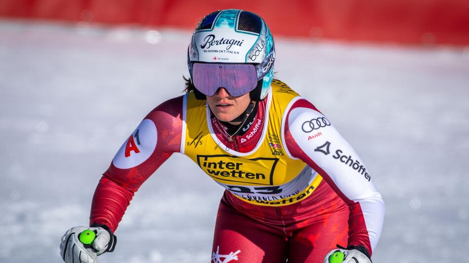 Ski alpin: Weltmeisterschaft Abfahrt Damen 1. Training