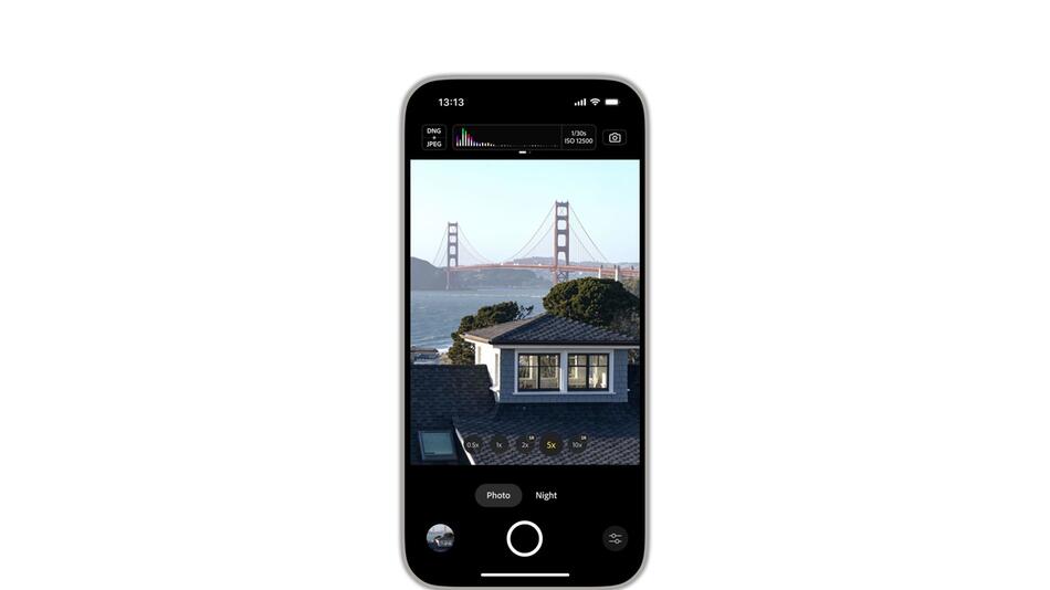 Kamera-App "Project Indigo"