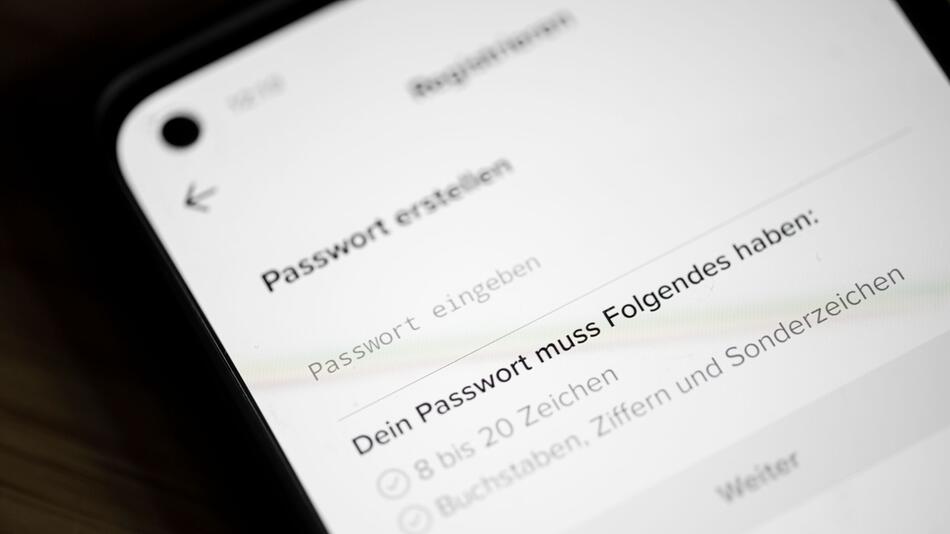 Passwörter bei Online-Konten