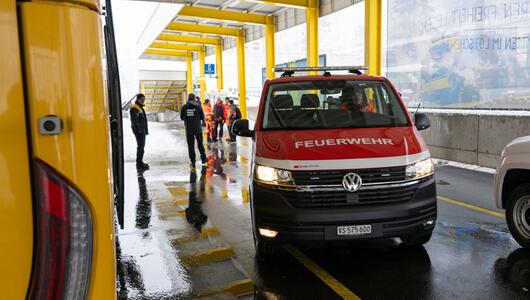 Zug in der Schweiz entgleist