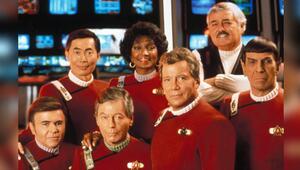 Die Kerncrew der originalen Enterprise rund um Captain James T. Kirk (William Shatner 2.v.r.).
