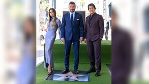 Drei Stars und ein Stern: David Beckham feierte seine Verewigung auf dem Walk of Fame mit ...