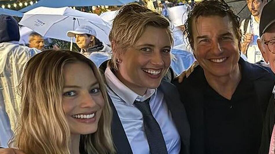 Foto mit Kultstatus: Margot Robbie und Tom Cruise gemeinsam auf Olympia-Schnappschuss