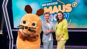 "Die grosse Maus-Show": Gastgeberin Esther Sedlaczek (r.) mit Florian Silbereisen.