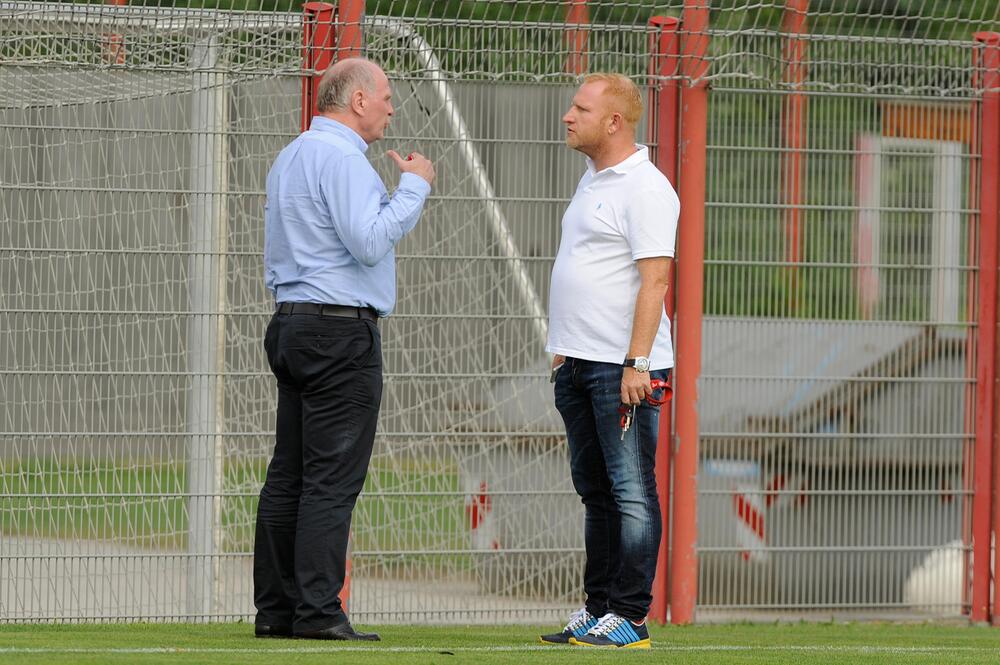 Uli Hoeness und Heiko Vogel