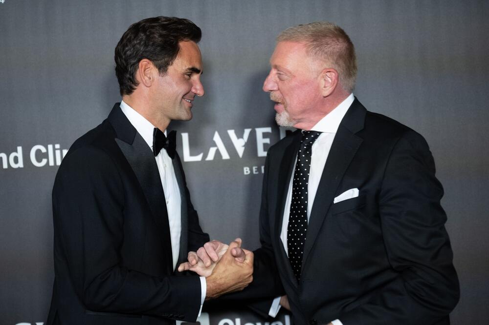 Roger Federer und Boris Becker