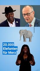 20.000 Elefanten für Merz