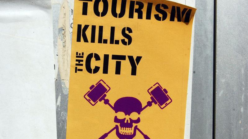 Kampagne gegen Touristen