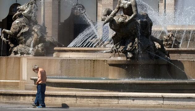 Najaden-Brunnen in Rom