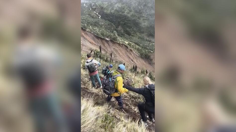 Touristen in Peru gerettet: Erdrutsch blockiert Weg nach Machu Picchu