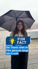 Fun Fact: Die Titanic sinkt im Film genauso lange wie in echt