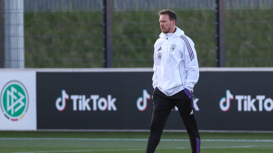 Bundestrainer Julian Nagelsmann beim DFB-Training im März 2024.