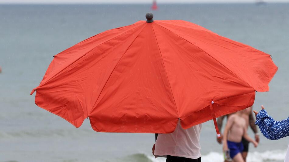 Regenwetter an der Ostsee