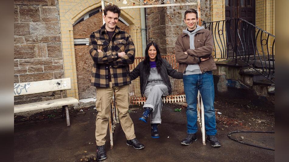 Lutz van der Horst, Mai Thi Nguyen-Kim und Fabian Köster (v.l.)