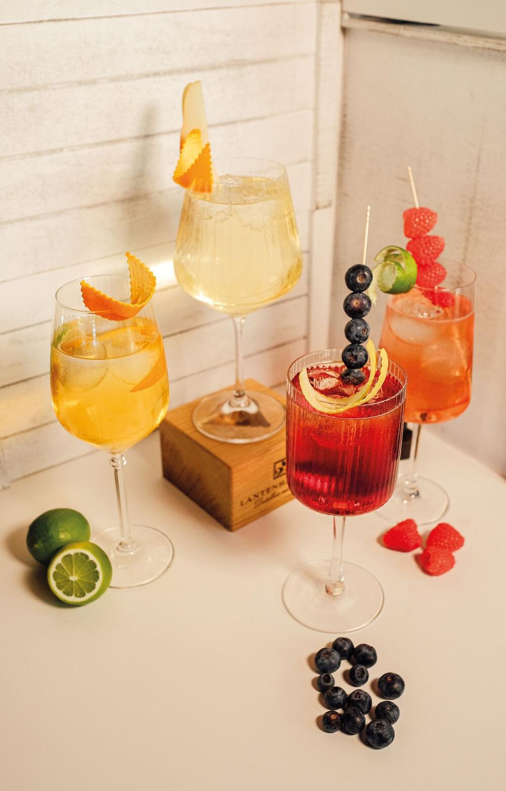 Sommercocktails der Destillerie Lantenhammer