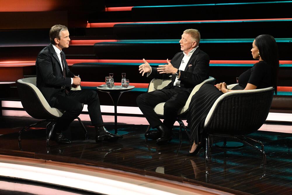 Markus Lanz, Boris Becker, Lilian de Carvalho Monteiro