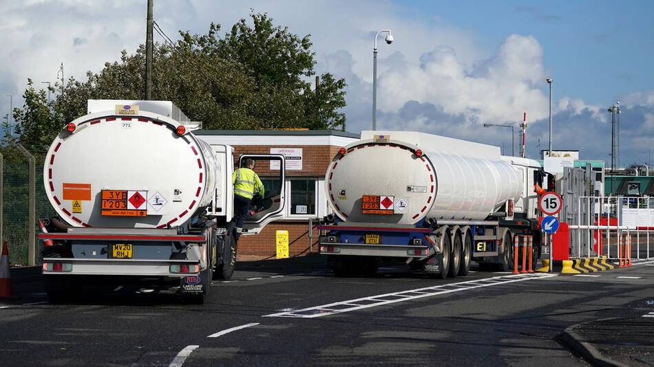 Mangel an Lkw-Fahrern in Grossbritannien