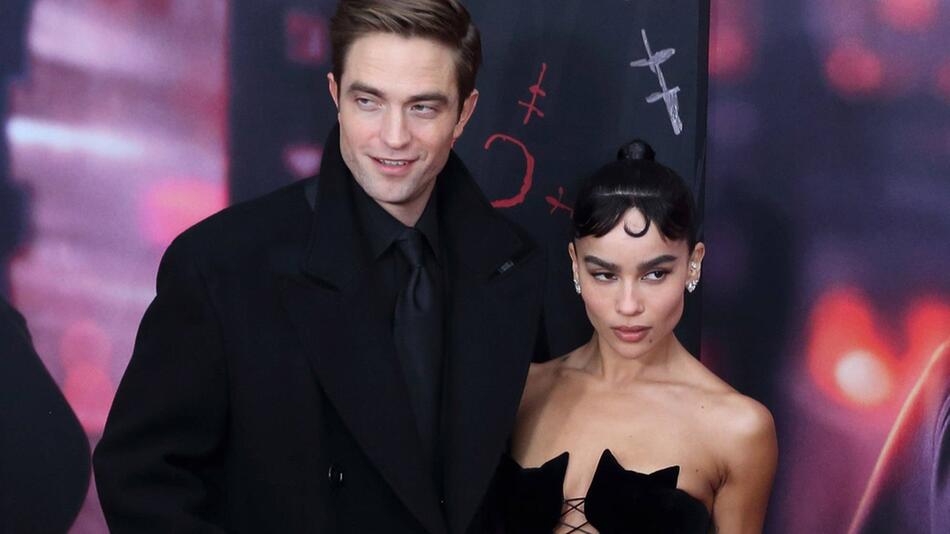 Robert Pattinson und Zoë Kravitz bei der Premiere von "The Batman" in New York.