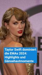 Taylor Swift dominiert die EMAs 2024: Highlights und Gänsehautmomente