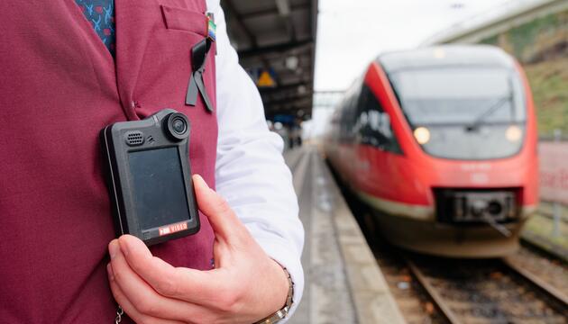 Bodycam-Training bei der Deutschen Bahn