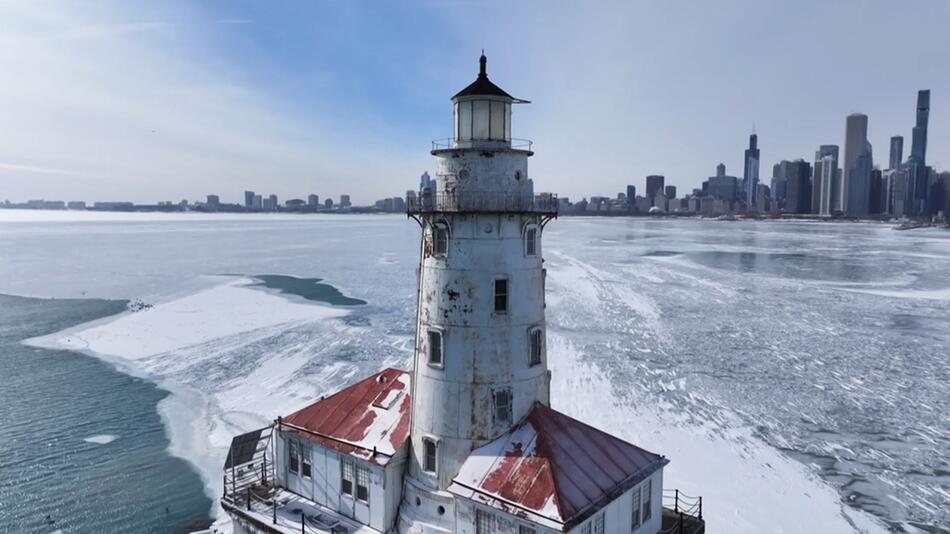 Chicago ist angesichts einer Kältewelle eingefroren