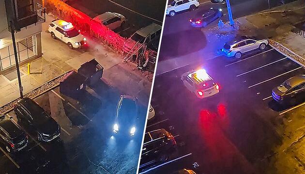 Bizarre Flucht: Verdächtiger fährt bei Verfolgungsjagd im Kreis