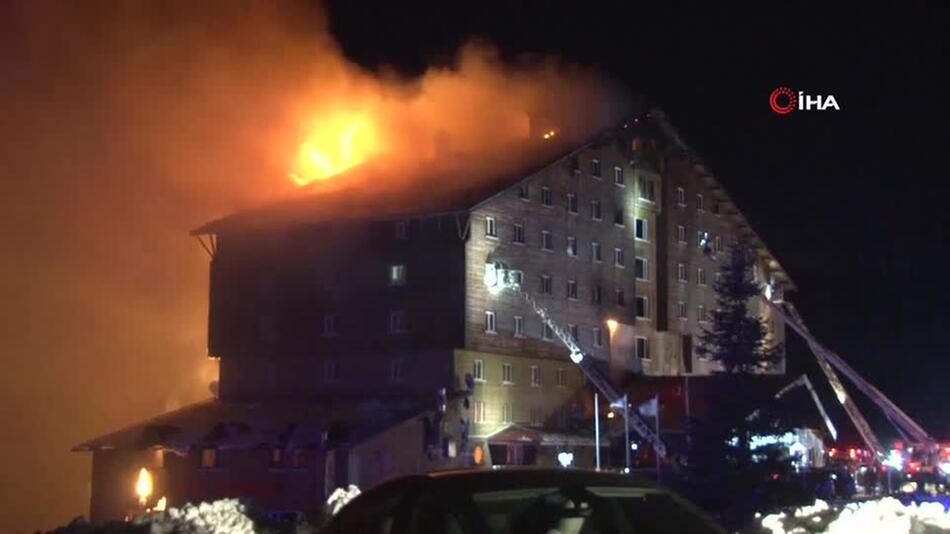 Mehrere Tote nach Brand im türkischen Ski-Resort Kartalkaya